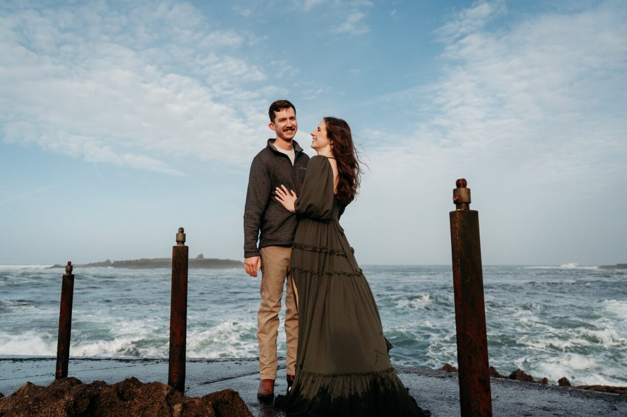 A couple who have gotten engaged capture it in stunning photographs on their vacation in Ireland