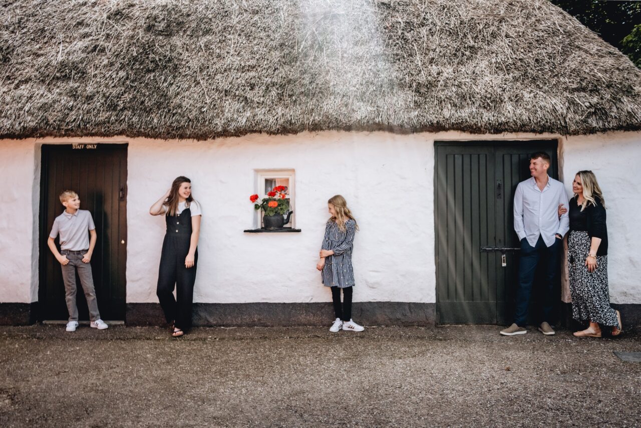 A gorgeous family photograph taken while on vacation in Co. Clare in Ireland